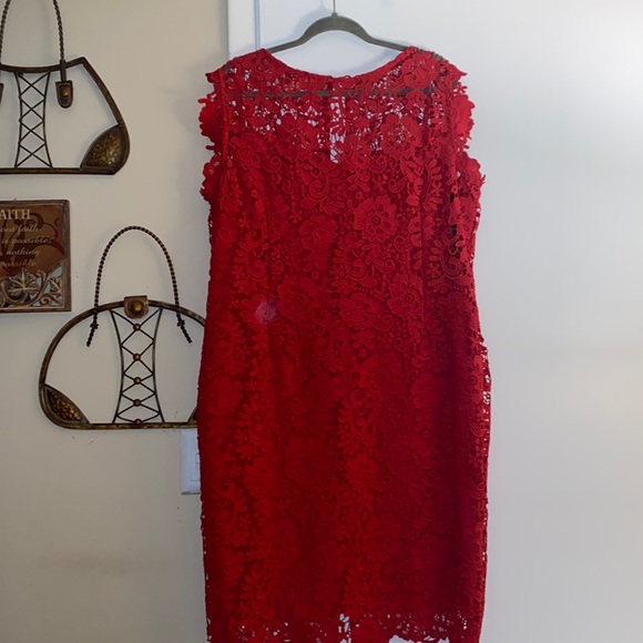 paper doll Dresses Nwt Paper Dolls London Red Lace Dress Size 2